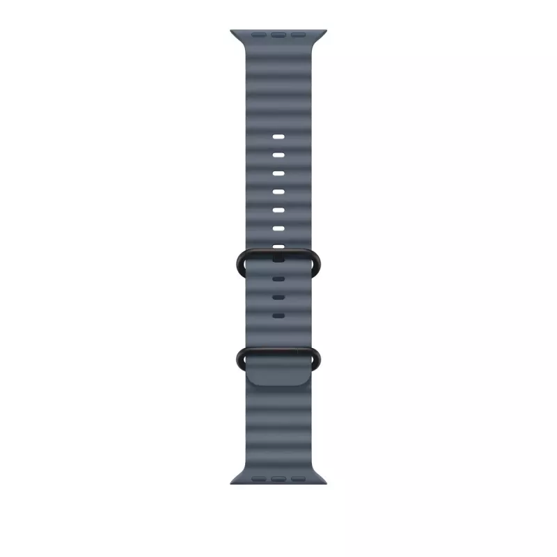 APPLE 49mm Anchor mėlynas Ocean dirželis – juodo titano apdaila