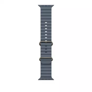 „Apple“ juosta „Natural Titanium Finish MGCC4ZM/A“ mėlynas fluoroelastomeras 49 mm