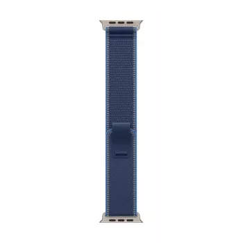 APPLE 49mm mėlynas/šviesiai mėlynas Trail loop dirželis - s/m - natūralaus titano apdaila
