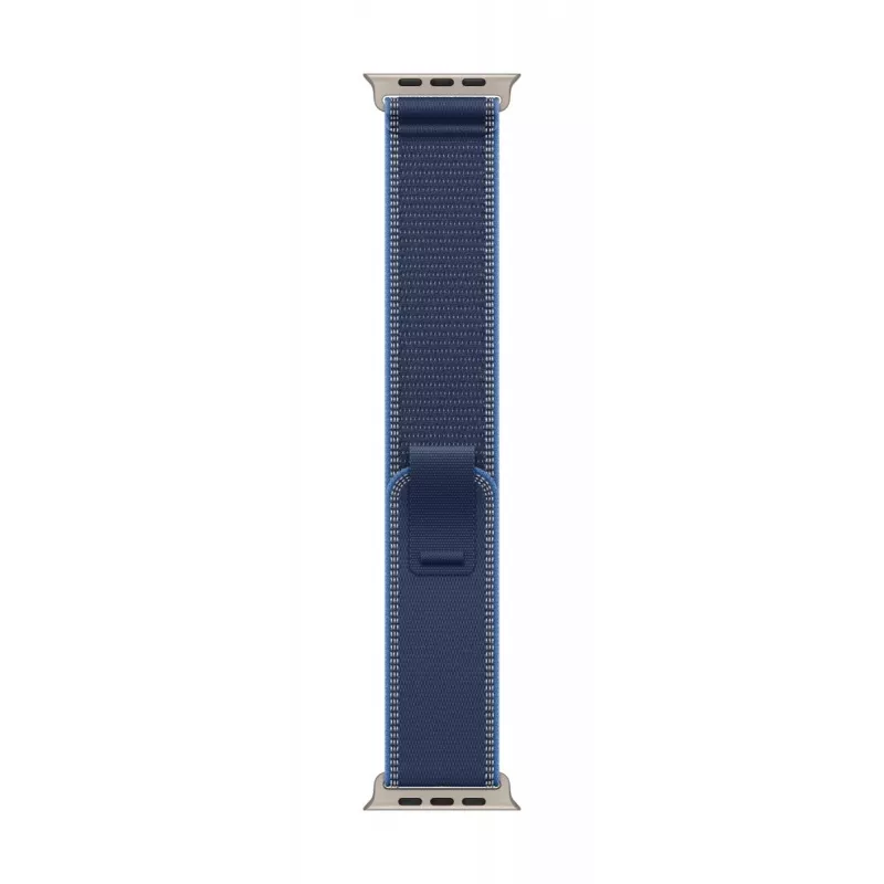 APPLE 49mm mėlynas/šviesiai mėlynas Trail loop dirželis - s/m - natūralaus titano apdaila