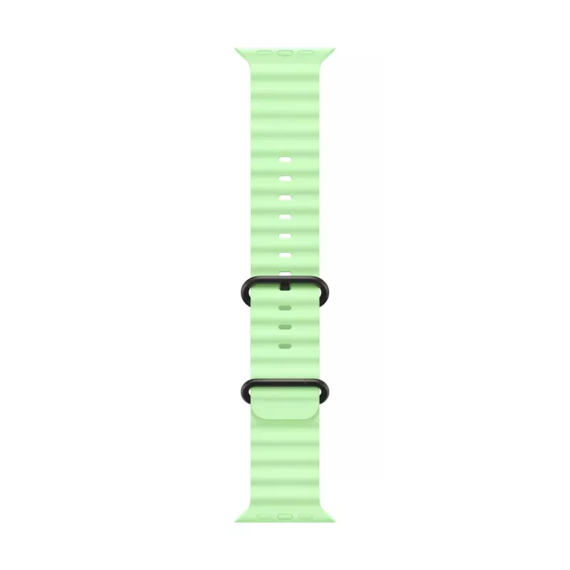 Band Apple Juoda Titanium Finish MGCL4ZM/A Green Fluoroelastomer 49mm