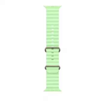 Dirželis Apple Natural Titanium Finish MGCF4ZM/A Žalias fluoroelastomeras 49 mm