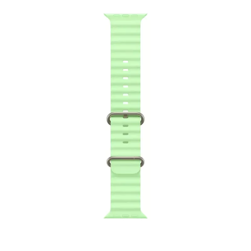 Dirželis Apple Natural Titanium Finish MGCF4ZM/A Žalias fluoroelastomeras 49 mm