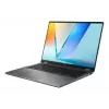 Hibridinis 2-in-1 nešiojamas kompiuteris ASUS Vivobook 16 Flip TP3607SH-RJ013W — Intel Core Ultra 7 258V, 16 colių 3K jutiklinis ekranas, 16 GB LPDDR5x, 512 GB SSD, NVIDIA GeForce RTX 5050, WIN11 Home, pilka