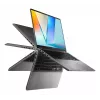 Hibridinis 2-in-1 nešiojamas kompiuteris ASUS Vivobook 16 Flip TP3607SH-RJ013W — Intel Core Ultra 7 258V, 16 colių 3K jutiklinis ekranas, 16 GB LPDDR5x, 512 GB SSD, NVIDIA GeForce RTX 5050, WIN11 Home, pilka