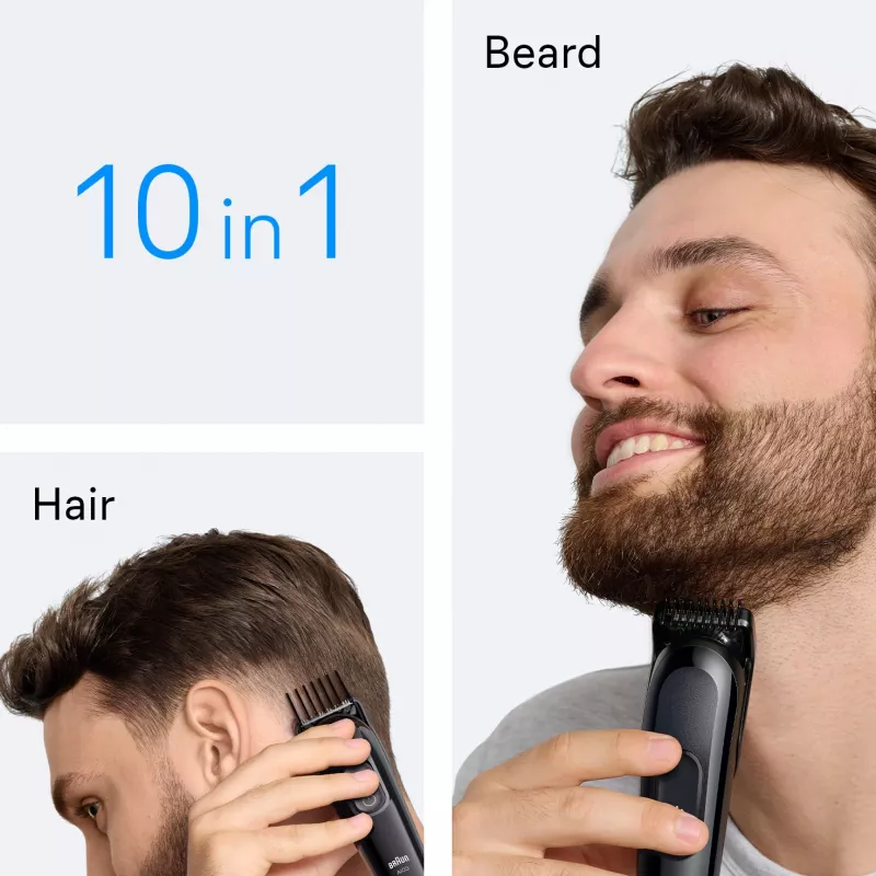 Braun AIO3560 plaukų kirpimo mašinėlė / barzdaskutė, juoda, 14, nikelio-metalo hidrido (NiMH)