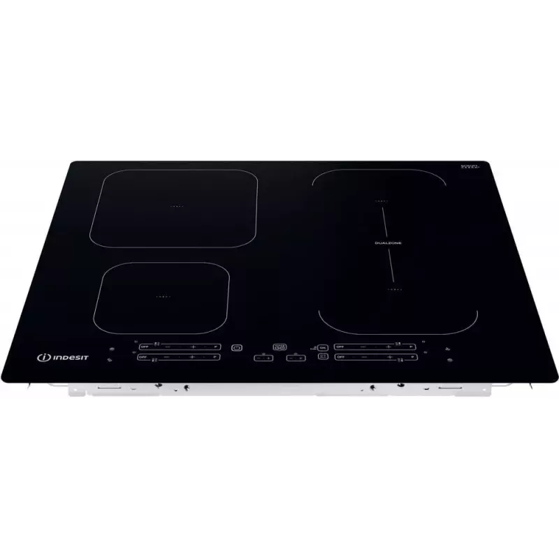 Indesit IB 65B60 NE Juoda įmontuojama 59 cm zoninė indukcinė kaitlentė 4 zonos (-ų)
