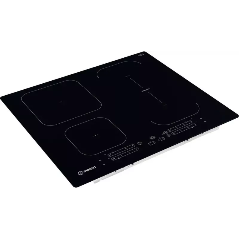 Indesit IB 65B60 NE Juoda įmontuojama 59 cm zoninė indukcinė kaitlentė 4 zonos (-ų)