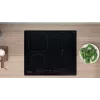 Indesit IB 65B60 NE Juoda įmontuojama 59 cm zoninė indukcinė kaitlentė 4 zonos (-ų)