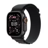 Išmanusis laikrodis Apple Watch Ultra 3 GPS + Cellular 49mm juodo titano korpusas su juodu Alpine Loop vidutiniu dirželiu