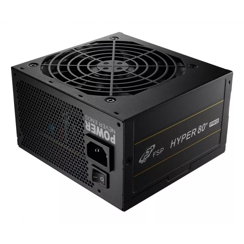 FSP HYPER 80+ PRO 450W maitinimo blokas ATX ATX3.1 Juodas, 450 W, 200–240 V, 50/60 Hz, 3 A, aktyvus, 85 W
