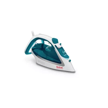 Tefal EasyGliss Plus FV5718 lygintuvas Sauso ir garinio lyginimo lygintuvas Durilium padas 2400 W Turquoise, White
