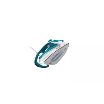 Tefal EasyGliss Plus FV5718 lygintuvas Sauso ir garinio lyginimo lygintuvas Durilium padas 2400 W Turquoise, White