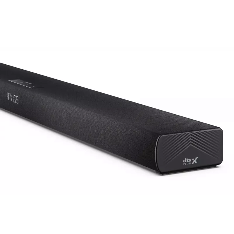 „Sharp HT-SBW320“ 2.1 kanalo itin plona garso juosta su belaidžiu žemų dažnių garsiakalbiu, „Dolby Atmos“ / „DTS Virtual:X“