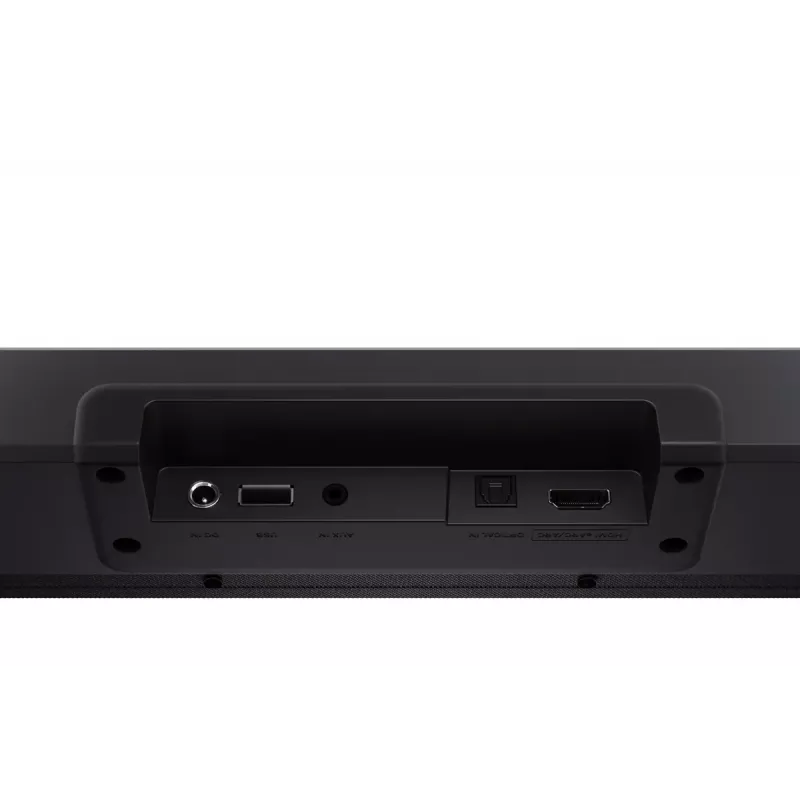 „Sharp HT-SBW320“ 2.1 kanalo itin plona garso juosta su belaidžiu žemų dažnių garsiakalbiu, „Dolby Atmos“ / „DTS Virtual:X“