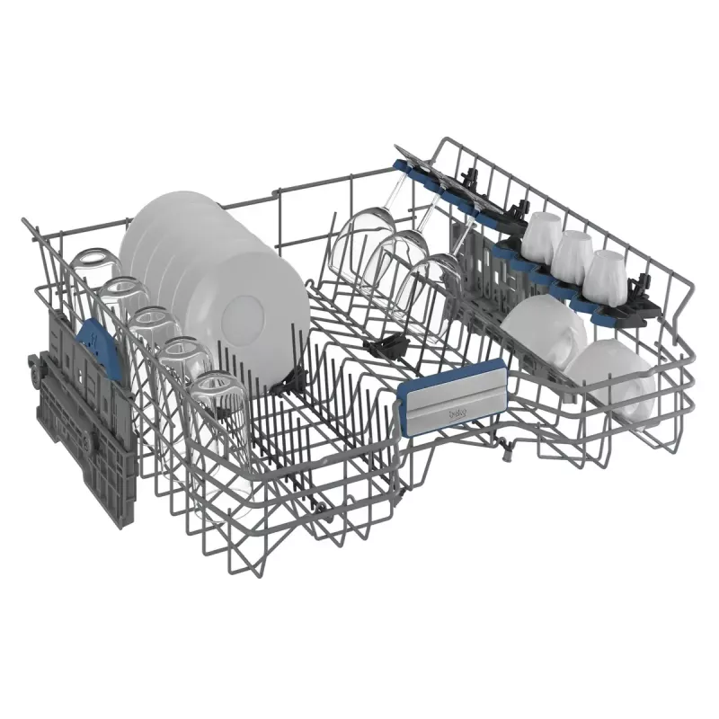BEKO indaplovė | BDIN38542P | Įmontuojama | Plotis 60 cm | Komplektų skaičius 15 | Programų skaičius 8 | Energinio efektyvumo klasė C | Ekranas | AquaStop funkcija | Balta
