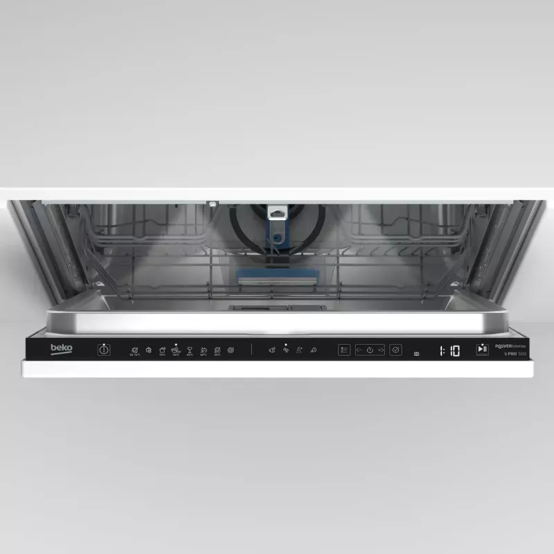 BEKO indaplovė | BDIN38542P | Įmontuojama | Plotis 60 cm | Komplektų skaičius 15 | Programų skaičius 8 | Energinio efektyvumo klasė C | Ekranas | AquaStop funkcija | Balta