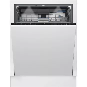 BEKO indaplovė | BDIN38542P | Įmontuojama | Plotis 60 cm | Komplektų skaičius 15 | Programų skaičius 8 | Energinio efektyvumo klasė C | Ekranas | AquaStop funkcija | Balta