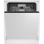 Visiškai įmontuojama indaplovė BEKO BDIN36532 — 15 talpyklų komplektų, 60 cm, nerūdijantis plienas, 45 dB, energijos klasė D