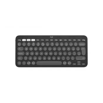 Logitech Pebble Keys 2 K380s klaviatūra universali RF belaidė + Bluetooth QWERTY US International grafitas
