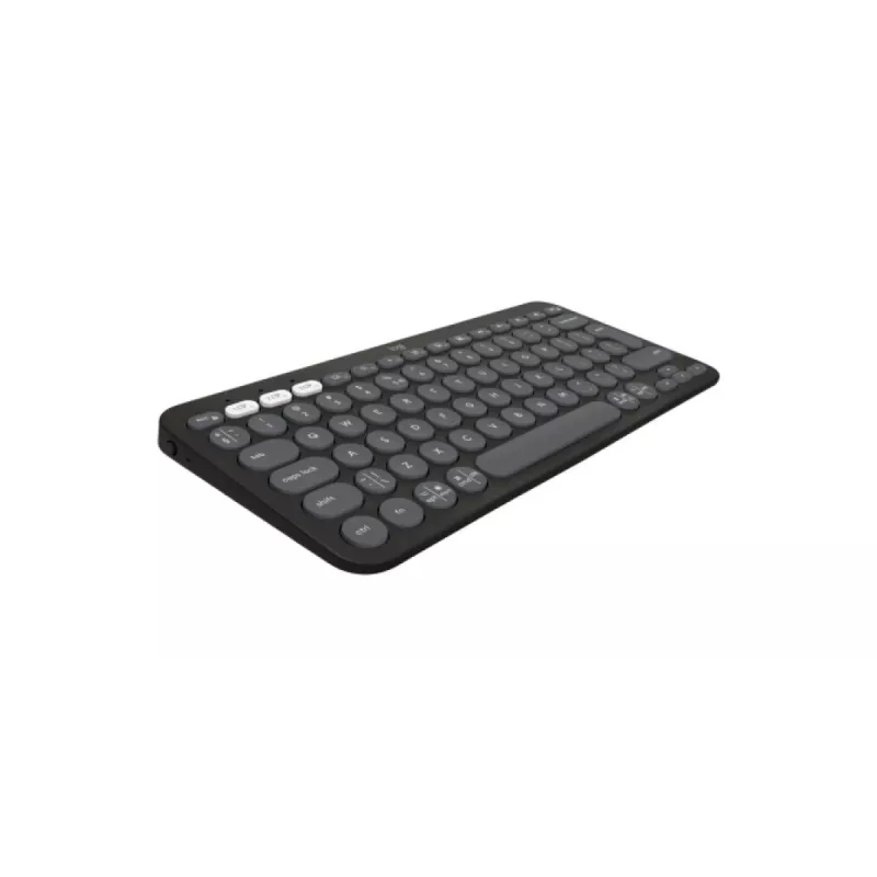 Logitech Pebble Keys 2 K380s klaviatūra universali RF belaidė + Bluetooth QWERTY US International grafitas