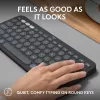 Logitech Pebble Keys 2 K380s klaviatūra universali RF belaidė + Bluetooth QWERTY US International grafitas
