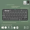 Logitech Pebble Keys 2 K380s klaviatūra universali RF belaidė + Bluetooth QWERTY US International grafitas