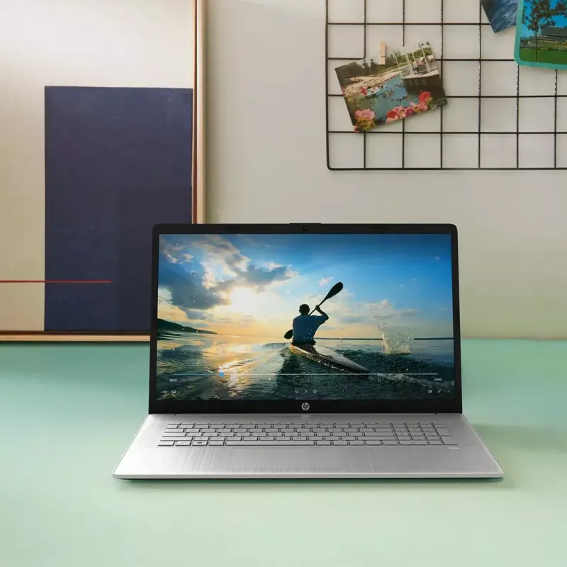 Nešiojamas kompiuteris HP 17-cp3114nw 17.3 col. Ryzen 7 7730U 16GB 512GB Win11Home
