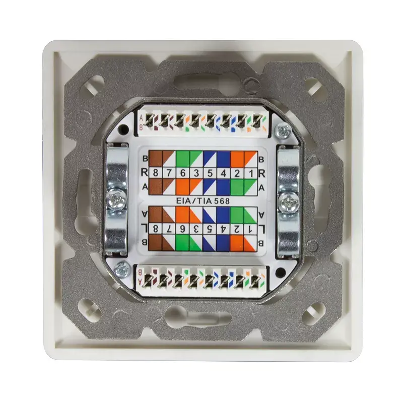 Dvigubas lizdas 2 x RJ-45 LogiLink NP0124