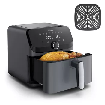 Tefal Easy Fry Mega EY855BE0 gruzdintuvė Viena 7,5 L Atskirai stovinti 2020 W Karšto oro gruzdintuvė Pilka