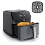 Tefal Easy Fry Mega EY855BE0 gruzdintuvė Viena 7,5 L Atskirai stovinti 2020 W Karšto oro gruzdintuvė Pilka