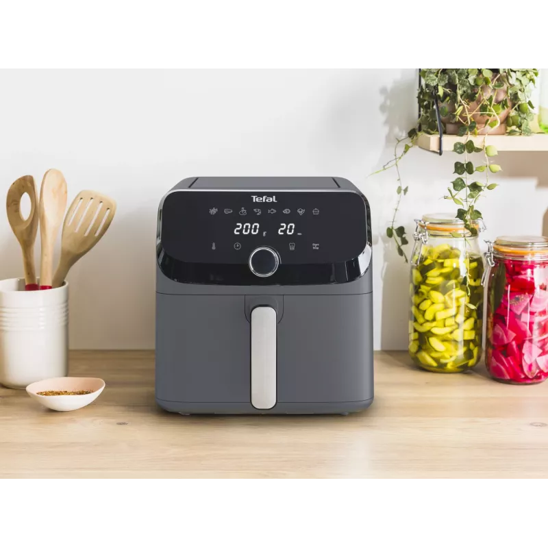 Tefal Easy Fry Mega EY855BE0 gruzdintuvė Viena 7,5 L Atskirai stovinti 2020 W Karšto oro gruzdintuvė Pilka