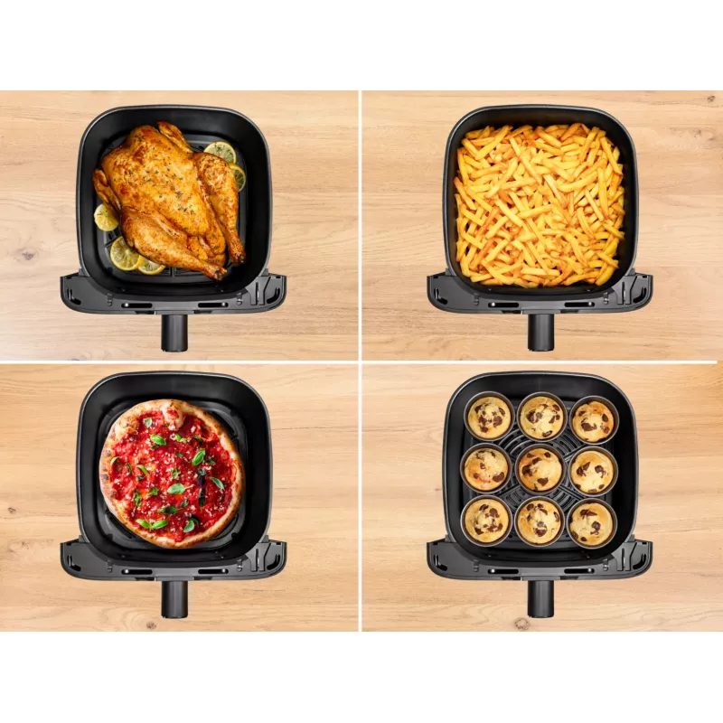 Tefal Easy Fry Mega EY855BE0 gruzdintuvė Viena 7,5 L Atskirai stovinti 2020 W Karšto oro gruzdintuvė Pilka
