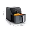 Tefal Easy Fry Mega EY855BE0 gruzdintuvė Viena 7,5 L Atskirai stovinti 2020 W Karšto oro gruzdintuvė Pilka