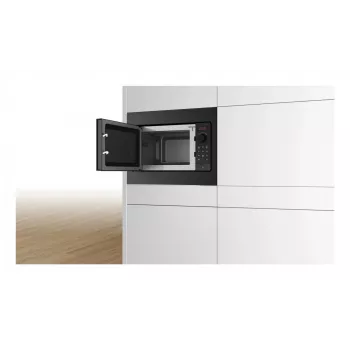 Bosch Serie 2 BFL523MB4 mikrobangų krosnelė Juoda Solo mikrobangų krosnelė Įmontuojama 20 l 800 W