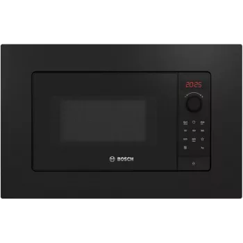 Įmontuojama solo mikrobangų krosnelė Bosch Serie 2 BFL623MB4 20 L 800 W LED ekranas Juoda rankenėlės valdymas