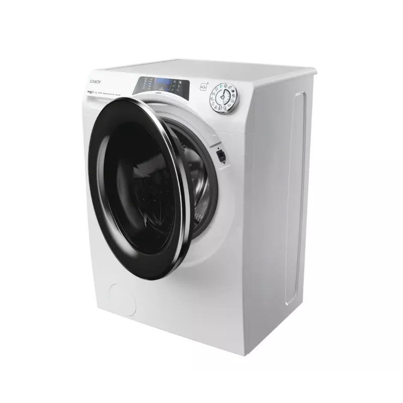Candy RapidÓ PRO RP4 476BWMBC/1-S skalbimo mašina priekinio įkrovimo 7 kg 1400 RPM Balta