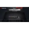 GENESIS Carbon 500 Hyper Logo, juoda, vienspalvis, audinys, guma, žaidimų pelės kilimėlis