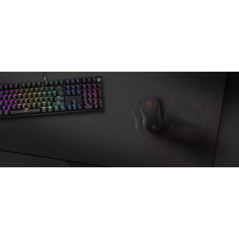 GENESIS Carbon 500 Hyper Logo, juoda, vienspalvis, audinys, guma, žaidimų pelės kilimėlis