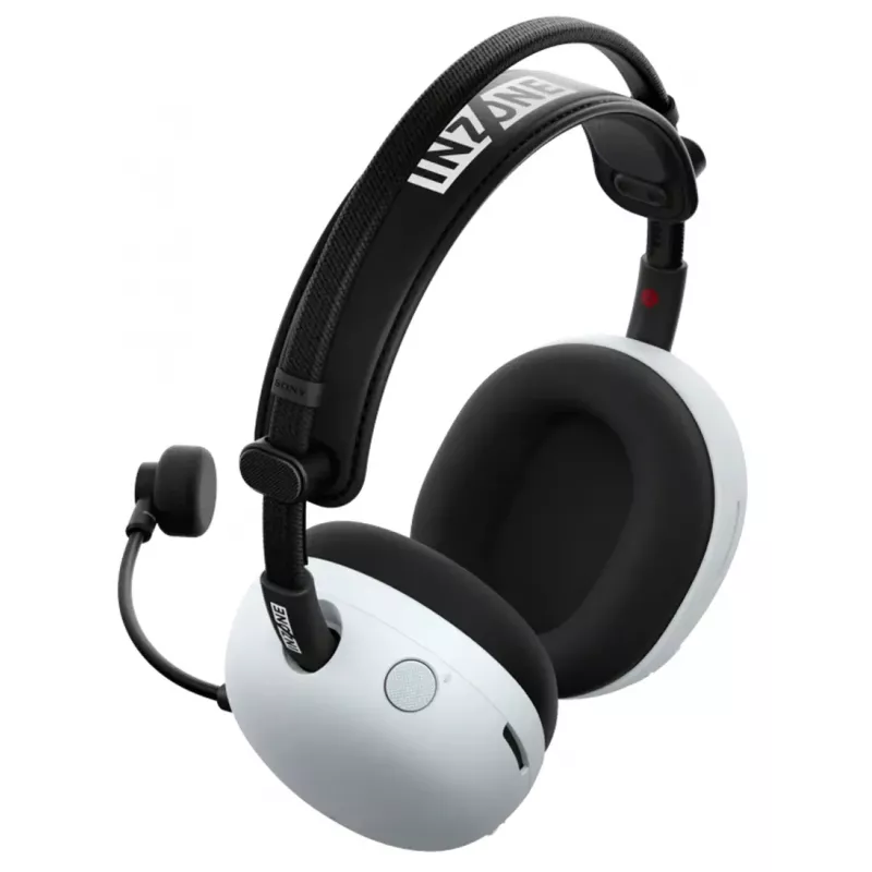 Sony Inzone H9 II laisvų rankų įranga Belaidis Galvos apdangalas Žaidimų USB Type-C Bluetooth Juoda, Balta