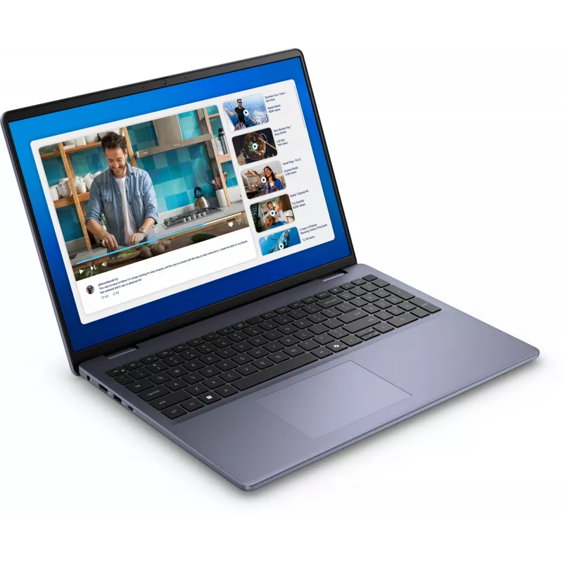 DELL DC16251 Intel Core 7 150U nešiojamas kompiuteris 40,6 cm (16 colių) Full HD+ 16 GB DDR5-SDRAM 1 TB SSD NVIDIA GeForce MX570A „Wi-Fi 6E“ (802.11ax) „Ubuntu Linux“ JK tarptautinė mėlyna