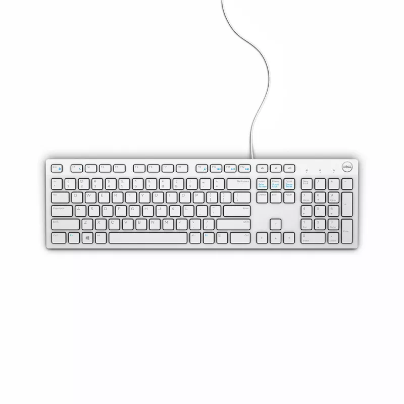 DELL Wired klaviatūra - KB216 - US International (QWERTY) - White