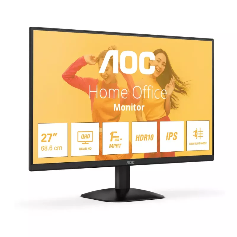 AOC B3 Q27B35E kompiuterio monitorius 68,6 cm (27 colių) 2560 x 1440 Quad HD LED juodas