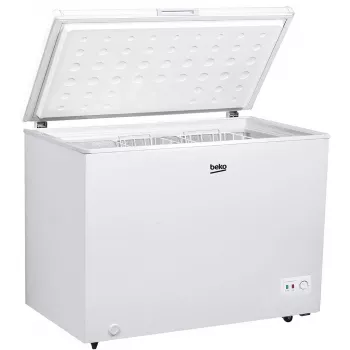 Šaldomoji dėžė BEKO CF316EWN, 308 L naudingoji talpa, E energijos klasė, 235 kWh/metus, 40 dB, balta