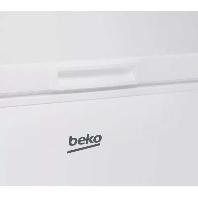 Šaldoma skrynia BEKO CF380EWN — 371 l, inverterinis kompresorius, E klasė, balta