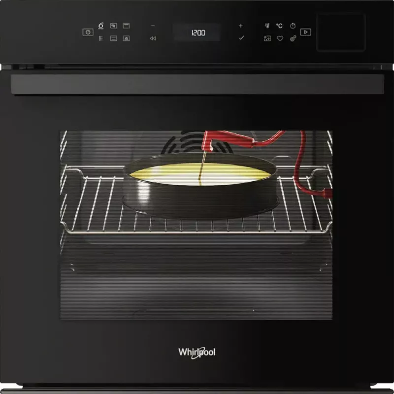 Įmontuojama orkaitė Whirlpool WOI6A8FPT1SBA 73L elektrinė juoda jutiklinis valdymas