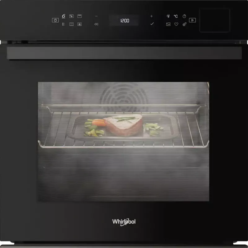 Įmontuojama orkaitė Whirlpool WOI6A8FPT1SBA 73L elektrinė juoda jutiklinis valdymas