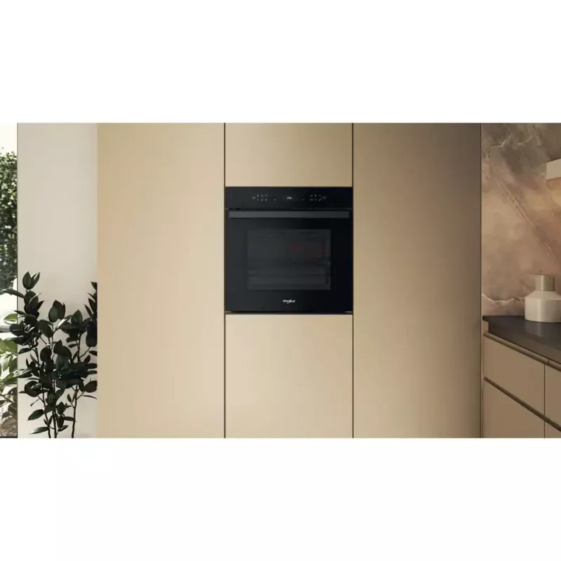 Įmontuojama orkaitė Whirlpool WOI6A8FPT1SBA 73L elektrinė juoda jutiklinis valdymas