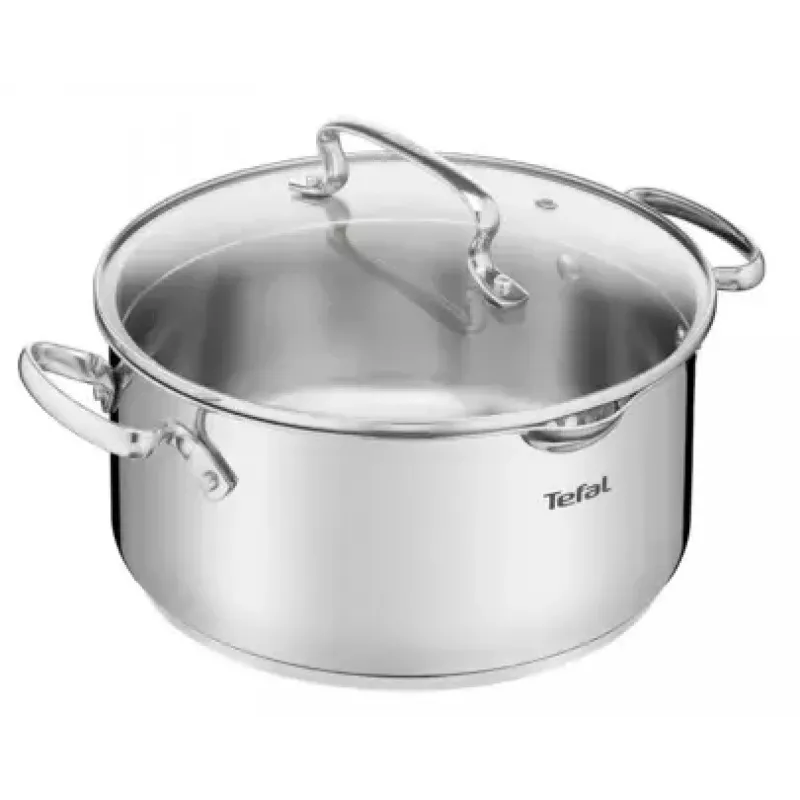 Puodas Tefal DUETTO+ G7194355, 2 L, apvalus nerūdijančio plieno, 18 cm
