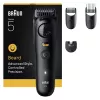 Barzdaskutė BRAUN BT5520 — 0,5–20 mm, 40 ilgio pakopų, įkraunama, 120 min. baterijos veikimo laikas, juoda
